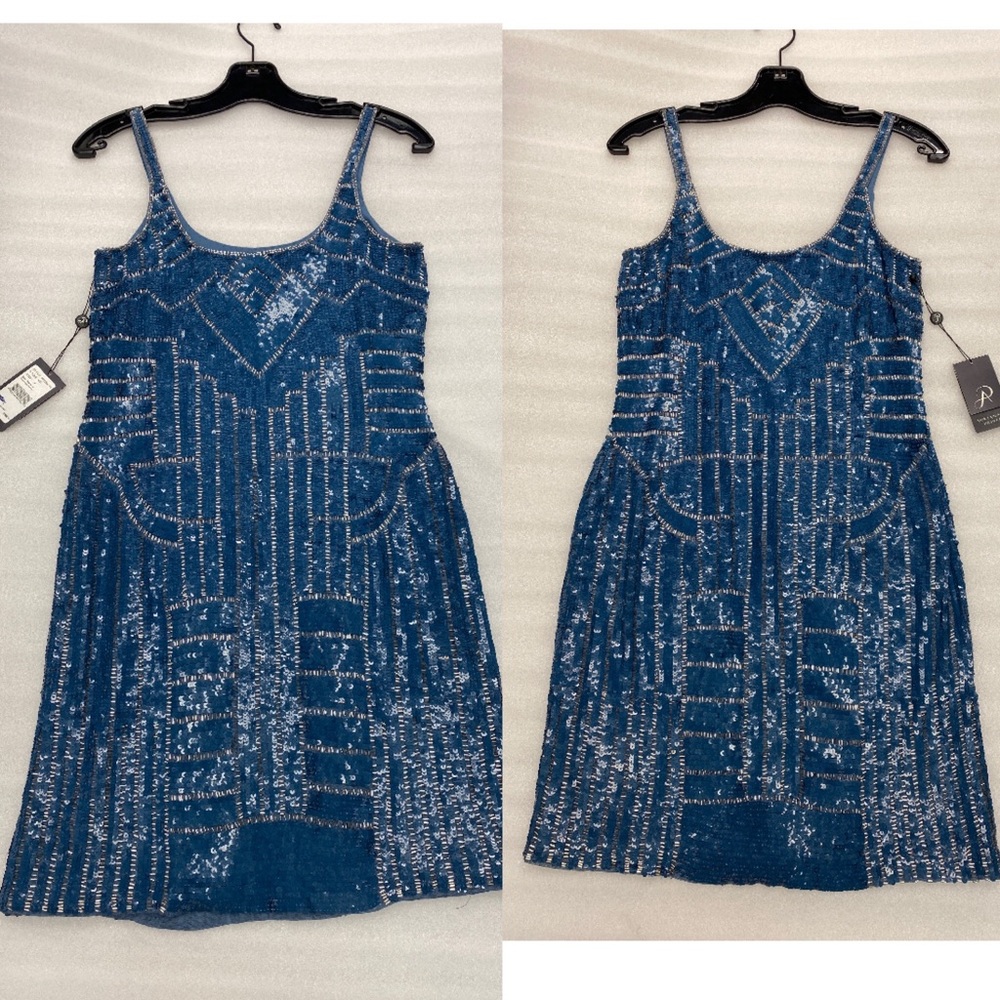 Adrianna Papell beaded tank dress - Picture 4 of 7